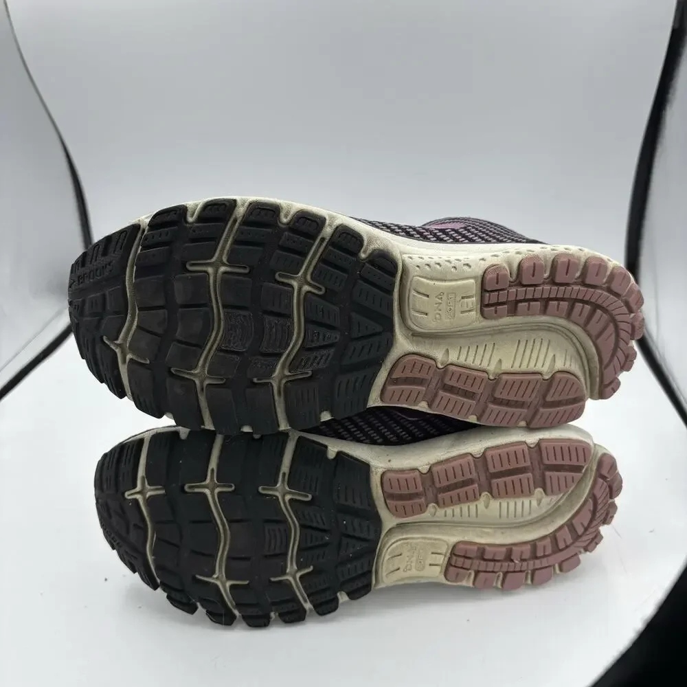 Brooks Sneakers‎ Womens Size 9.5 B Ghost 12 Running Walk Black Purple